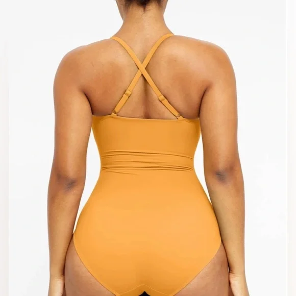 SHAPELLXSmart Sculpt U-Ring Cut Out Shaping Swimsuit